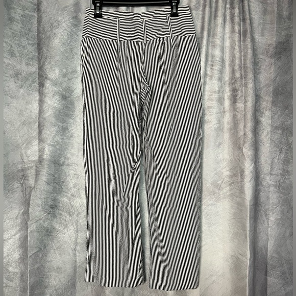 No Boundaries Blue & White Striped Seersucker Flare Pants - size 5 - Picture 3 of 8